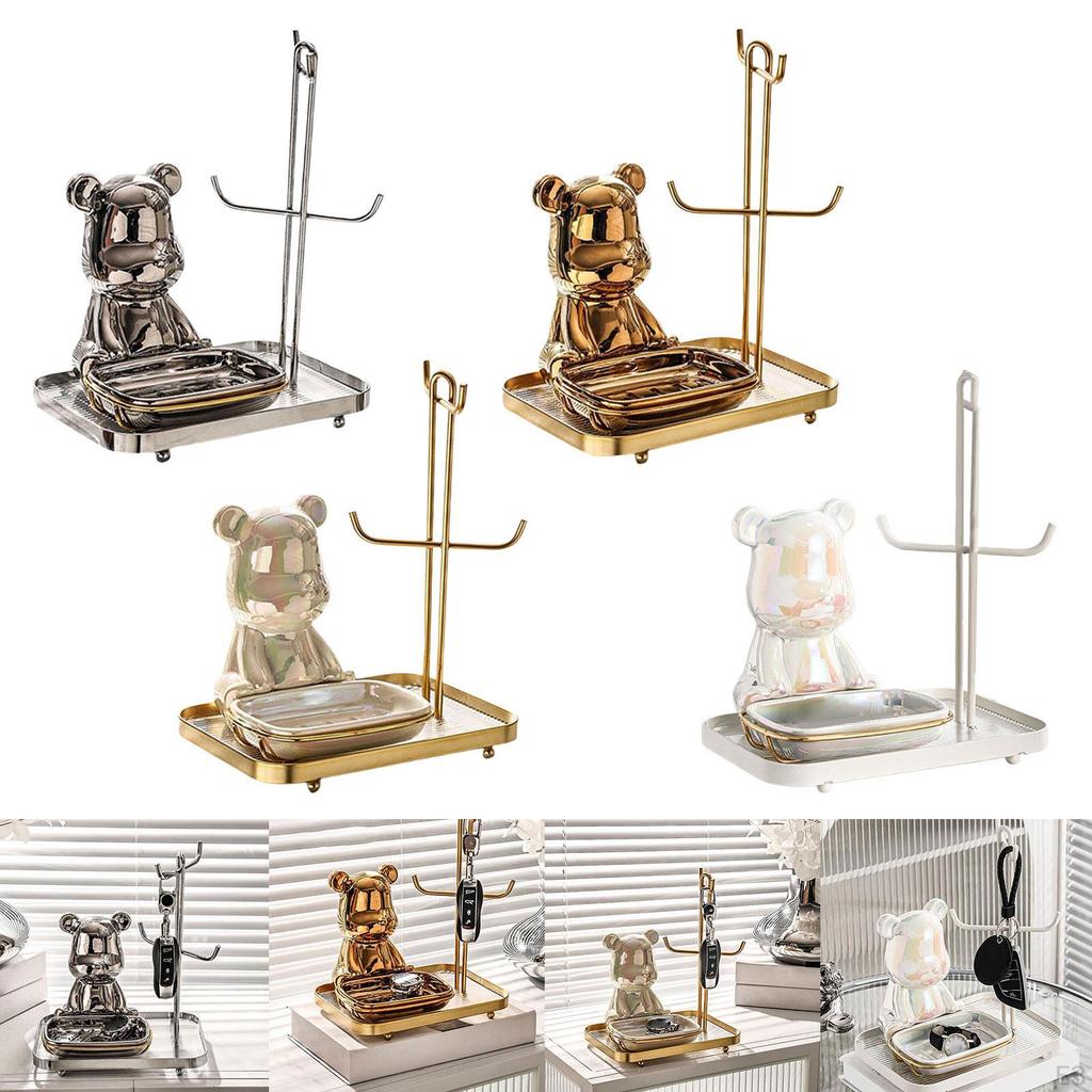 Animal Sculpture Storage Tray Tabletop Sundries Container Fruit