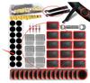 Bicycle Tire Repair Kit with Cold Patch, Glue, and Lever Tools