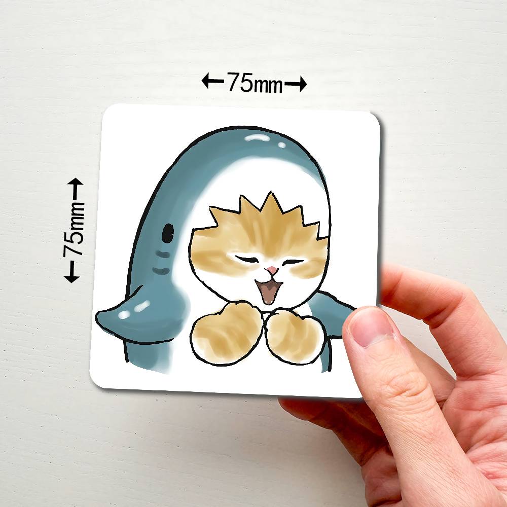 Hand Drawn Cute Cat Magnetic Refrigerator Magnets Soft Magnetic Decorative Stickers, Personalized Kitchen Refrigerator Magnets