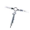 Elegant Metal Spring Waist Chain With Sparkling Fox Pendant For Women Fashion Accessories