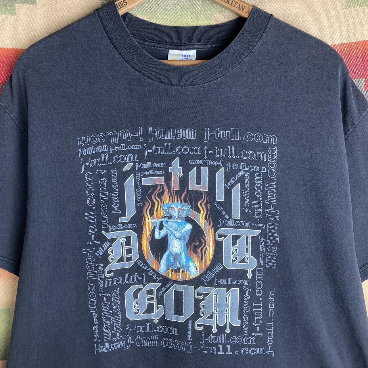 Vintage 1999 Jethro Tull Tour Concert Black Short Sleeve Unisex Shirt WA0628 M