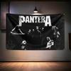 Rock Music Flag 3x5ft For Pantera Band Fans Banner Hd Print Brass Grommet Garage Bedroom Living Room Dorm Wall Decor Tapestry