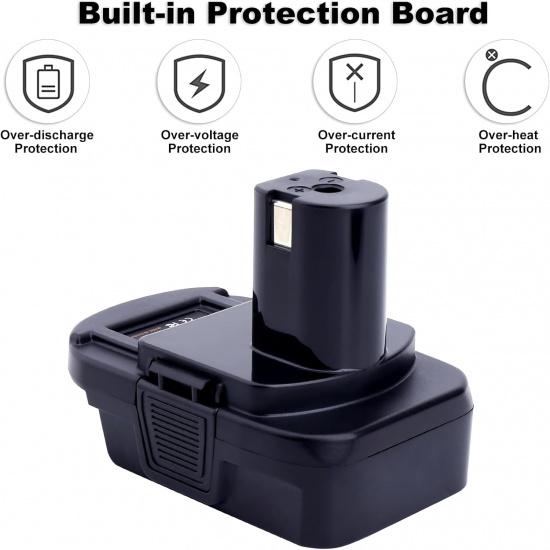 Biswaye Adapter Compatible with Dewalt 20V Battery to Replacement for Ryobi 18V One+ Battery, Adapter Compatible with Mil-Waukee M-18 Batteries to