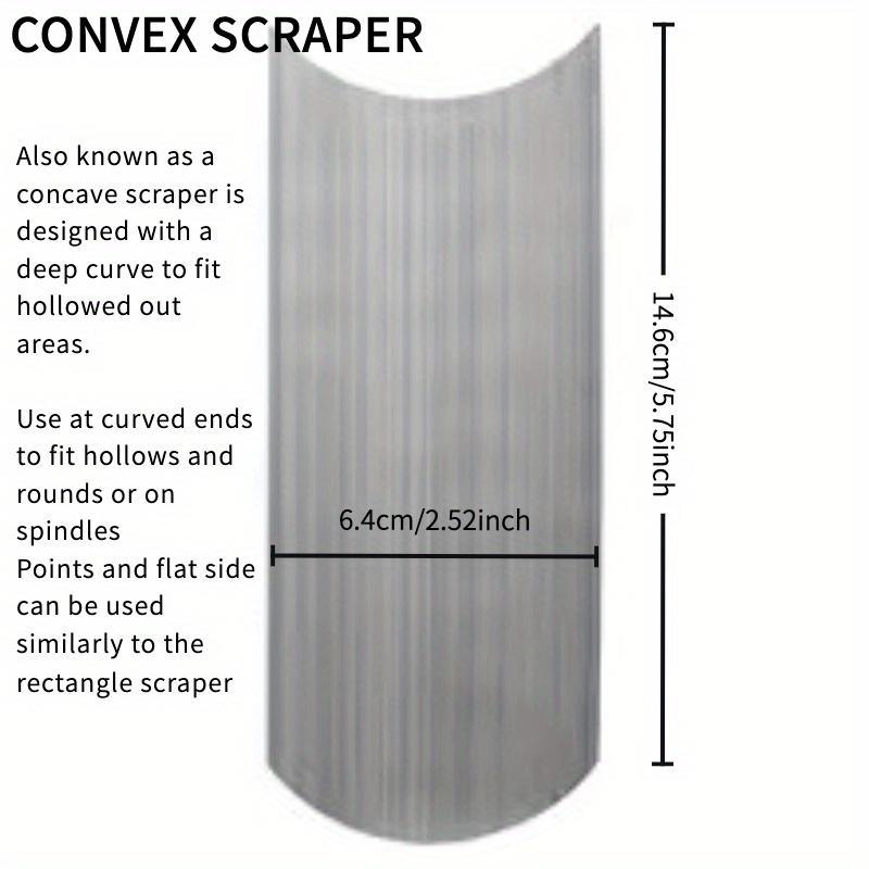 Drewniany skrobak premium: Gruba hartowana stal wysokowęglowa, gładkie usuwanie zadziorów z drewna, obróbka mebli mahoniowych - dla stolarzy i majsterkowiczów