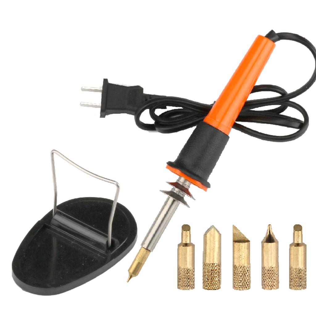 Wood Burning Set Station Pyrography Pen 30W with Safety Stand Wood Embossing Burning Carving Pyrography Pen