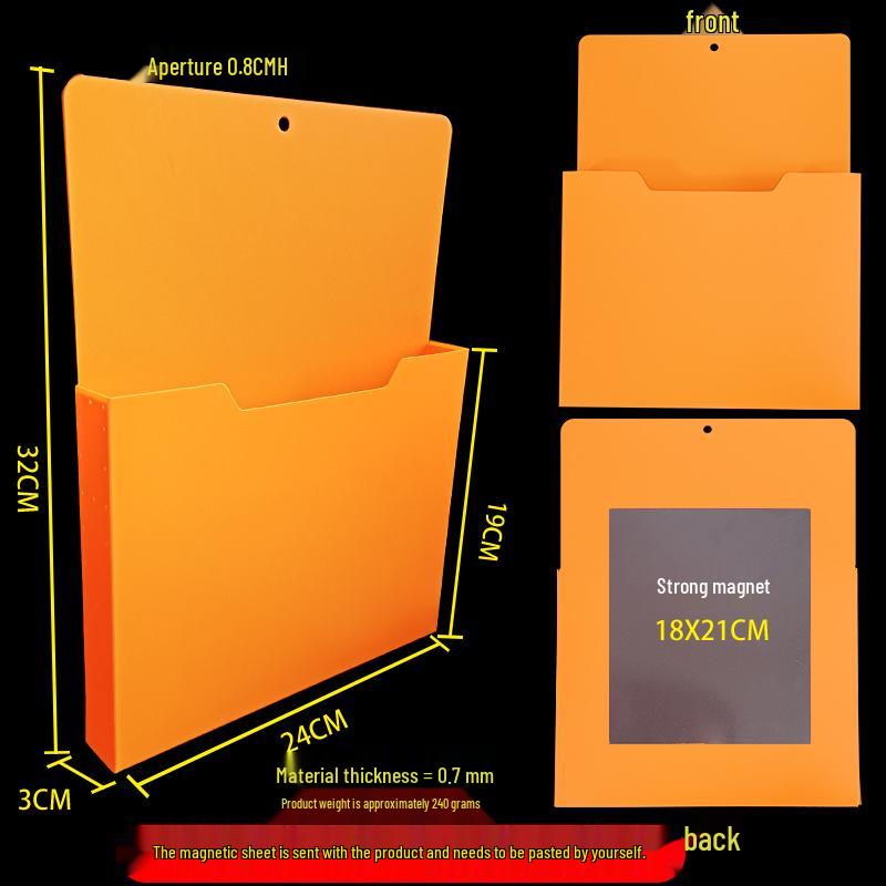 A4 Wall-Mounted Magnetic File Storage Box