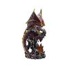 Drage Statue Resin Håndverk Dekorative Ornamenter Halloween Skrivebordsdekorasjon