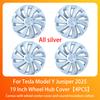 Wheel Hub Cap For Tesla Model Y Juniper 2025+ Car Replacement Wheel Cap 19 Inch Performance Automobile Hubcap Cover Accessories