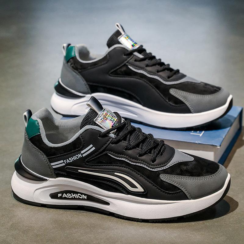 

Новые мужские водонепроницаемые кожаные повседневные кроссовки, нескользящие кроссовки для бега, нескользящая спортивная обувь, легкая удобная тренировочная обувь 39