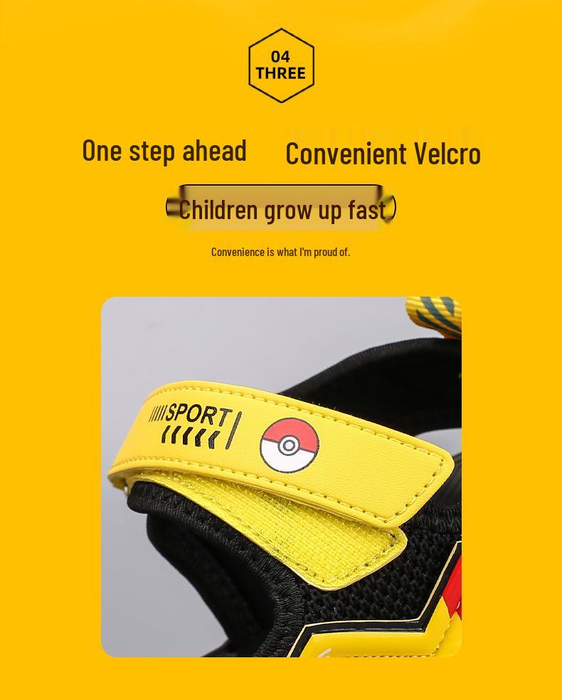 Boys' Summer Sandals 2025 - Soft Sole, Non-Slip, Odor-Resistant Beach Shoes with Shock Absorption, Perfect for Kids