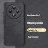 OPPO A3Pro Phone Case, OPPO A3Pro Protective Cover, Shockproof Camera Full Protection Soft, Simple Luxury Silicone Outer Casen, Leather Cover In Black