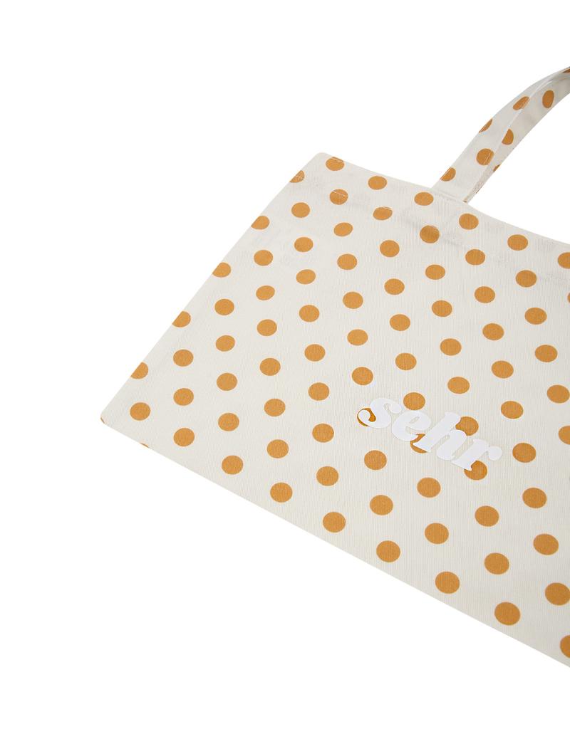 Sehr Dot Mini Tote Bag (Orange)