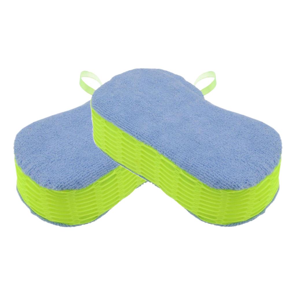 2pcs Ergonomic Car Sponge Large And Ample For Easy Dirt Removal Cars Sponges For Car Cleaning