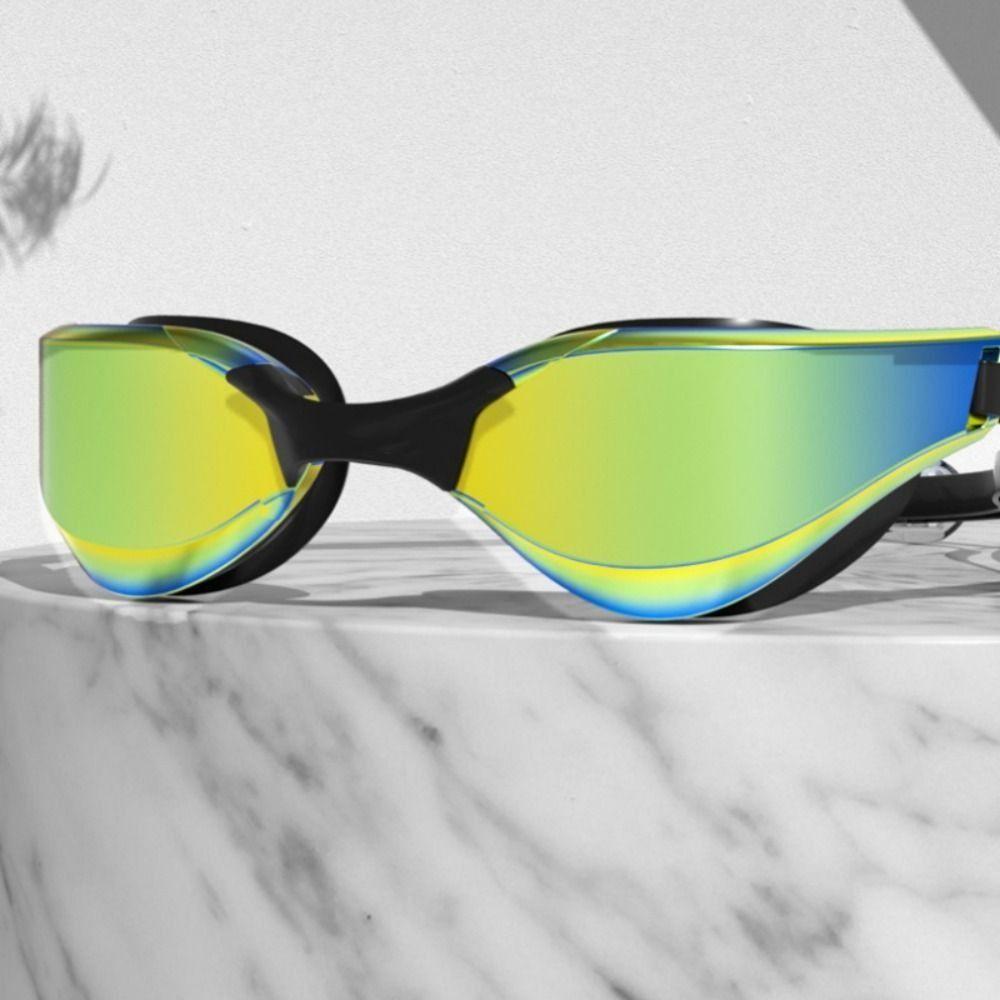 UV Protection Anti-Fog Swimming Goggles PC Nose Bridge Swim Goggles Unisex