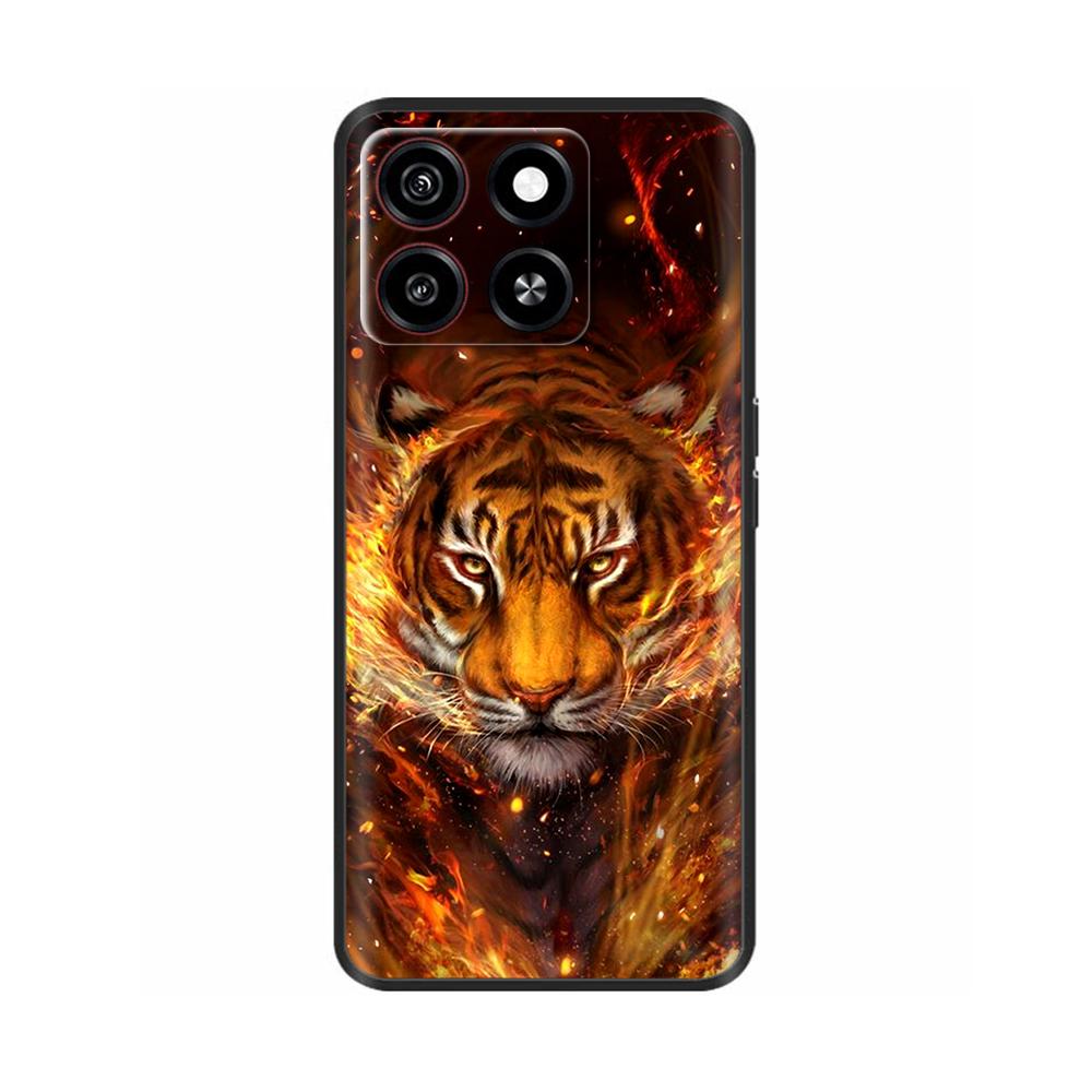 For ZTE Blade A35 Case For ZTE Blade A55 Cover Fashion Flower Slim Soft Silicone Phone Cases for ZTE A35 A 35 Fundas TPU Coque