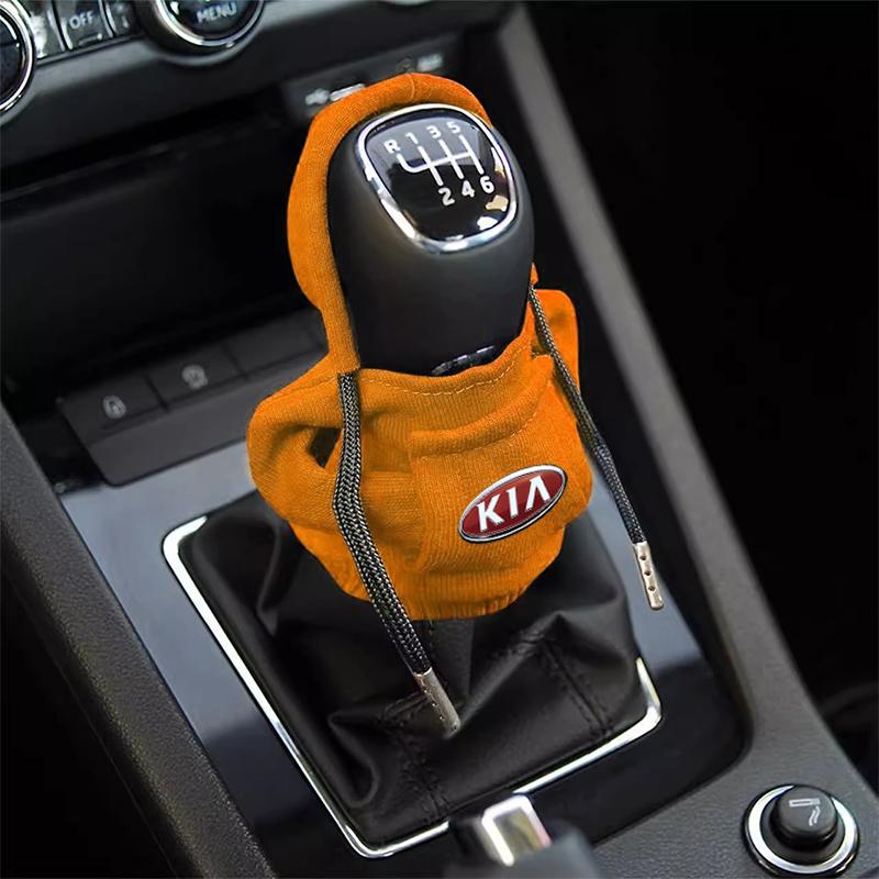 1Pcs Fashion Car Gear Lever Hood Small Sweater Decoration Gear Lever Hoodie For KIA K5 K9 Sorento Ceed Sportage Carnival Stinger Forte Niro Cadenza