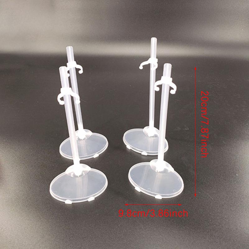 Transparent Stand Support For Doll Clear Toy Figure Display Holder Prop Up Model