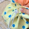 Multipurpose Flower Tissue Box Lightweight Tissue Storage Bag Cute Drawstring Tissue Box  Dormitory
