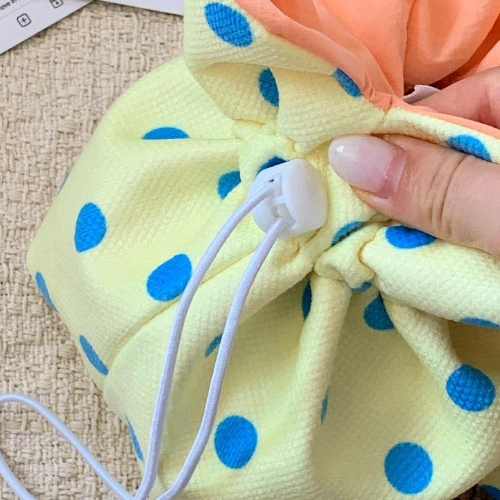Multipurpose Flower Tissue Box Lightweight Tissue Storage Bag Cute Drawstring Tissue Box Dormitory
