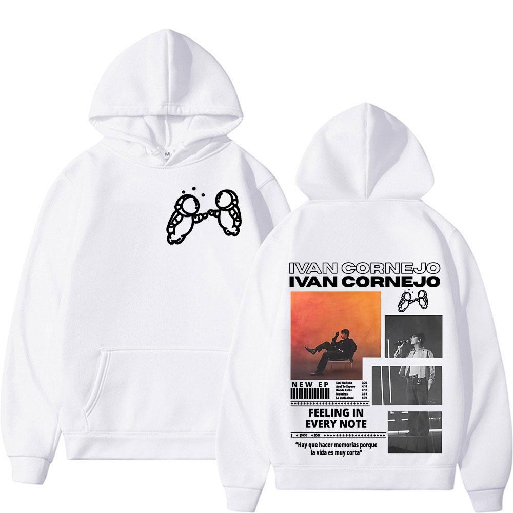 Singer Ivan Cornejo Mirada 2025 Tour Graphic Hoodie Unisex Vintage Fashion Hip Hop Punk Sweatshirts Men Gothic Pullover Hoodies
