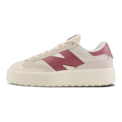 CT302 Μπεζ Κόκκινα Unisex Αθλητικά Παπούτσια Κρεμ CT302RE