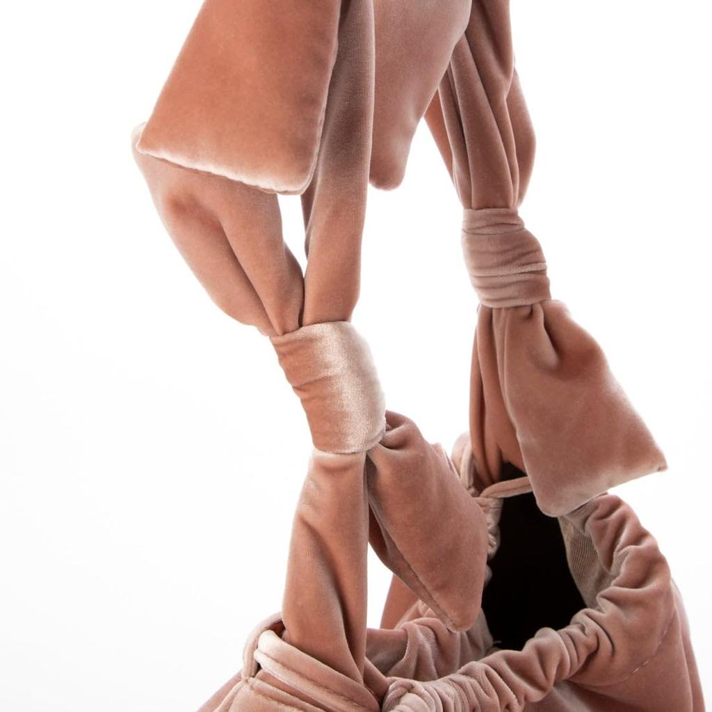 Velvet Ribbon Baguette Shoulder Bag PI [Kakatoo] 70-00-00210 Women's