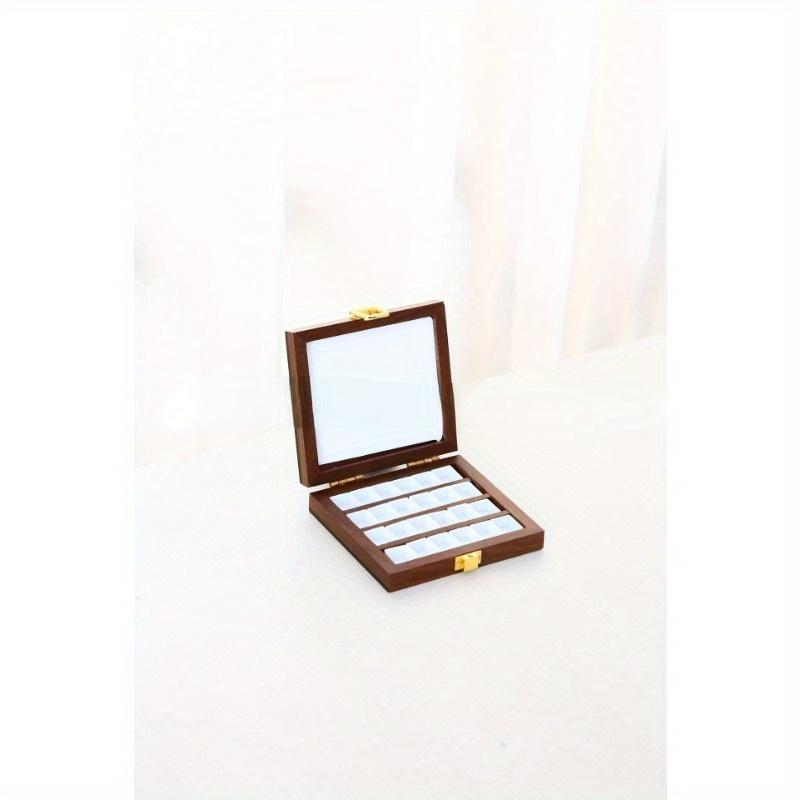 

24/36 сетка ручной работы Ins стиль квадратный вычет орех акварельный пигмент деревянная коробка портативная коробка для пигментов для рукоделия 24