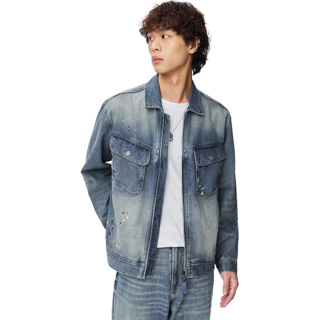 Lee FW25 Coat Men's Medium Blue LMT011300101291A09277