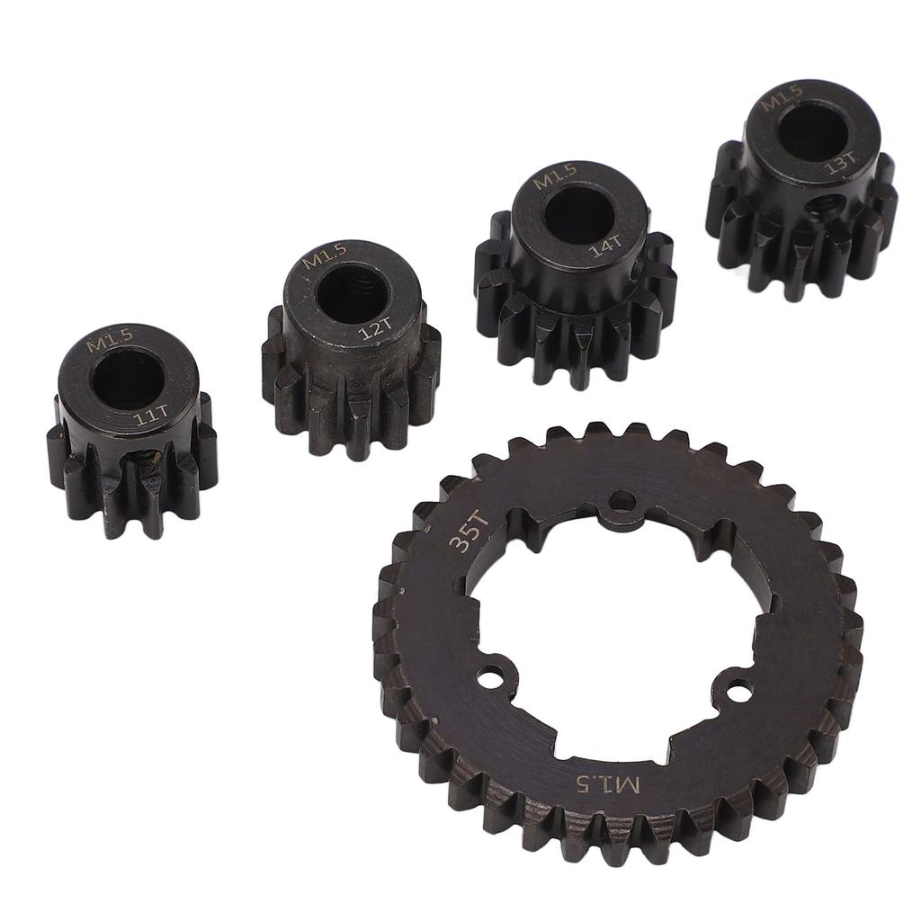 RC Car Gear Set Steel 35T Spur Gear 11T?14T Motor Pinion Gear Replacement for TRAXXAS 15 X?Maxx 6S
