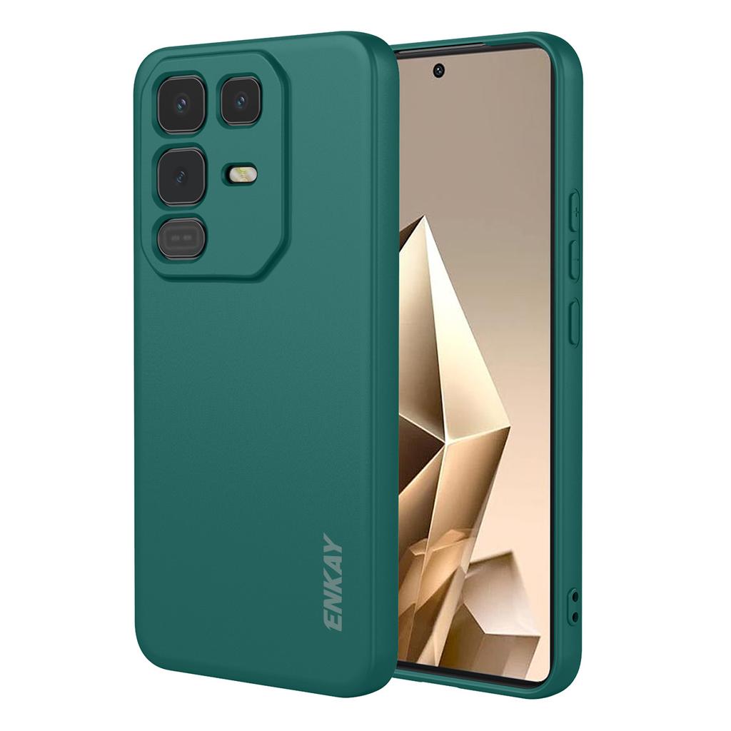 Pro Infinix Note 50 Pro 4G/Infinix Note 50 4G Silikonové pouzdro ENKAY HAT PRINCE Rovný okraj Zadní kryt mobilního telefonu