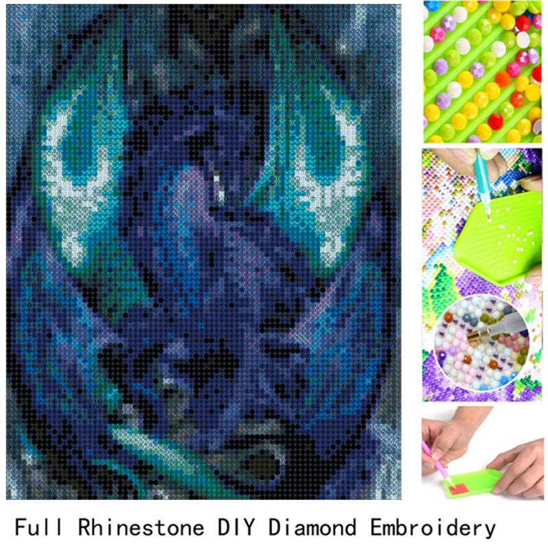 Full Drill 5D DIY Diamond Painting Full Round Home Decorative Drill