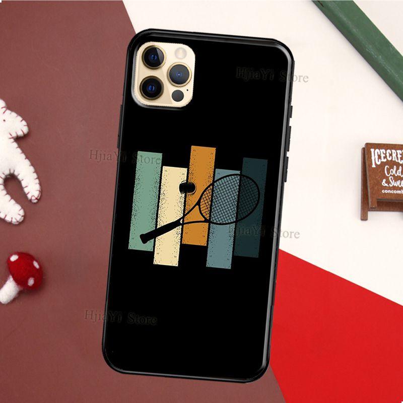 Tennisschläger Tennisball TPU Hülle Für iPhone 11 14 Pro Max 12 13 mini X XS Max XR 5S SE 2020 6S 7 8 Plus Rückabdeckung