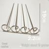 Stainless Steel Double-Layer Air Fryer Grill Rack with Skewers