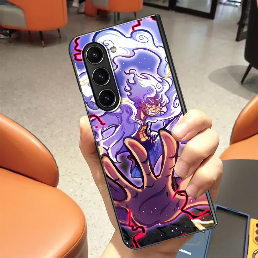 

One Piece Luffy Cool Case for Samsung Galaxy ZFold6 ZFold7 ZFold4 ZFold3 ZFold5 Z Fold 7 6 5 4 3 Back Phone Cover Galaxy Z Fold3 5G