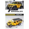 1/32 Jeeps Wrangler Rubicon Vehicle Model Car Toy High Simulation Sound and Light Off-road Alloy Collection Toy Car for Children