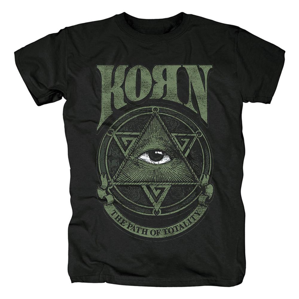 KORN Cohen Band Metal Rock Heavy Metal Punk Europäische und Amerikanische Musik Baumwolle Herren und Damen Rundhals Lockeres T-Shirt