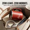 Mini Insulated Coffee Tumbler with Handle Sealed Leakproof 304 Stainless Steel Thermal Travel Mug Portable Dual Drink Water Cup
