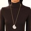 Exaggerated Metal Big Starfish Pendant Necklace for Women Punk Hip Hop Handmade Long Sweater Chain Necklaces Jewelry Accessories