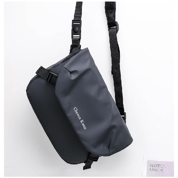 Modna Torba Trendy Męska Torba Kurierska Torba na Ramię Wodoodporna Torba na Klatkę Piersiową Tkanina Oxford Odporna na Zużycie Bagaż Podróżny na Zewnątrz