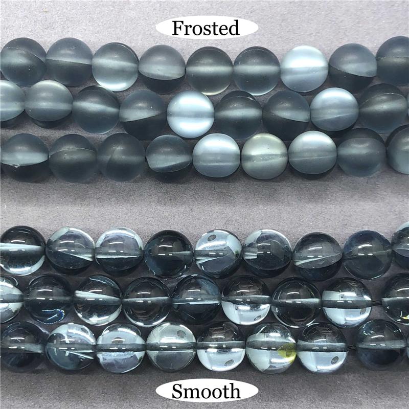 Mărgele cu sclipici din cristal negru natural Mărgele rotunde pentru realizarea de bijuterii