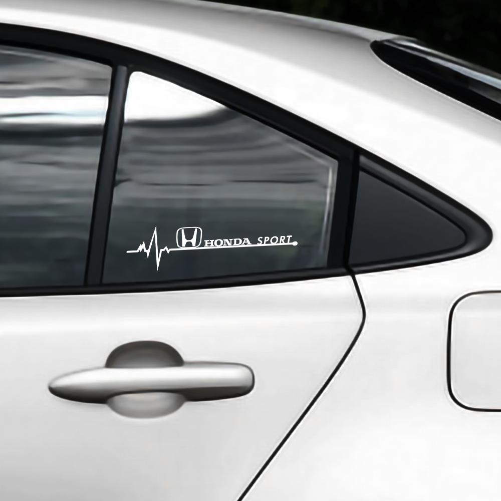 Car Styling Body Side Windows Decal Logo Sticker Decor Accessories For Honda Mugen Power Civic Accord Odyssey Jazz CRV Spirior RF6