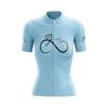 Maglia da Ciclismo da Donna Traspirante a Maniche Corte Abbigliamento per Bici Maillot Estivo da Esterno Abbigliamento da Bici da Strada Maglia da Donna Abbigliamento da Ciclismo