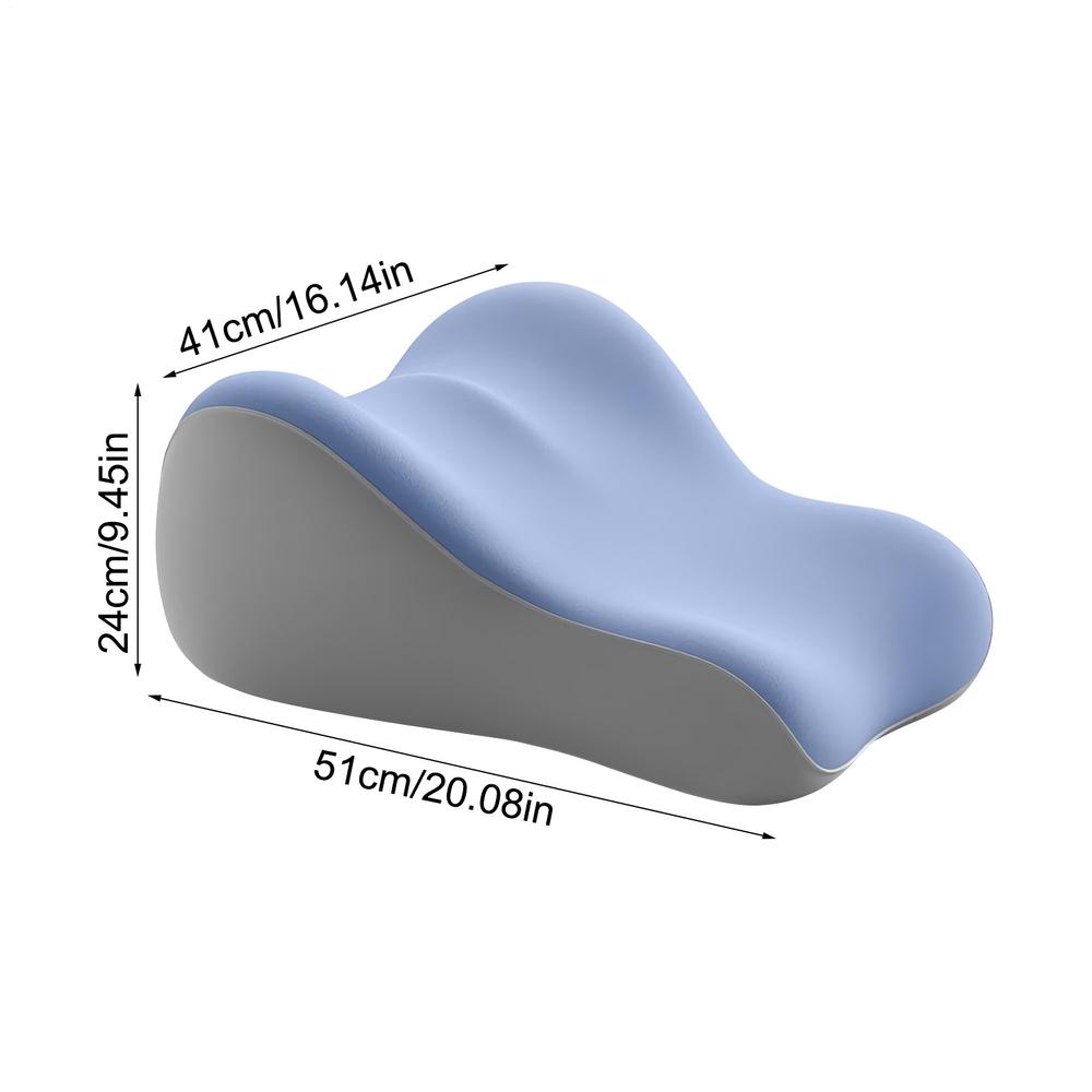 Couples Pillow Ergonomic Position Support Pillow Leg Rest Cushion for Yoga Sleeping Work Sofa Couch Study Sitting Chair Desk
