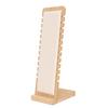 Bamboo Necklace Display Stand Professional Beige Home Jewelry Store Necklace Bracelet Holder Organizer