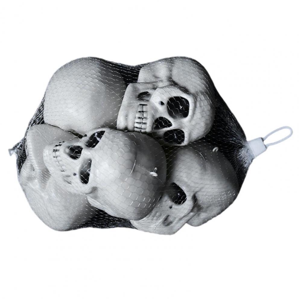 Horror-themed Home Decor Realistic Skulls Pendant Table Decor Set for Halloween Bar Home Party Spooky Skeleton for Decoration