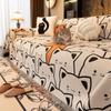 Chenille Cat-Proof Flowers Cats Sofa Cover Full Coverage Non-Slip Couch All-Season Universal Couch Camping Blanket Dust Guard