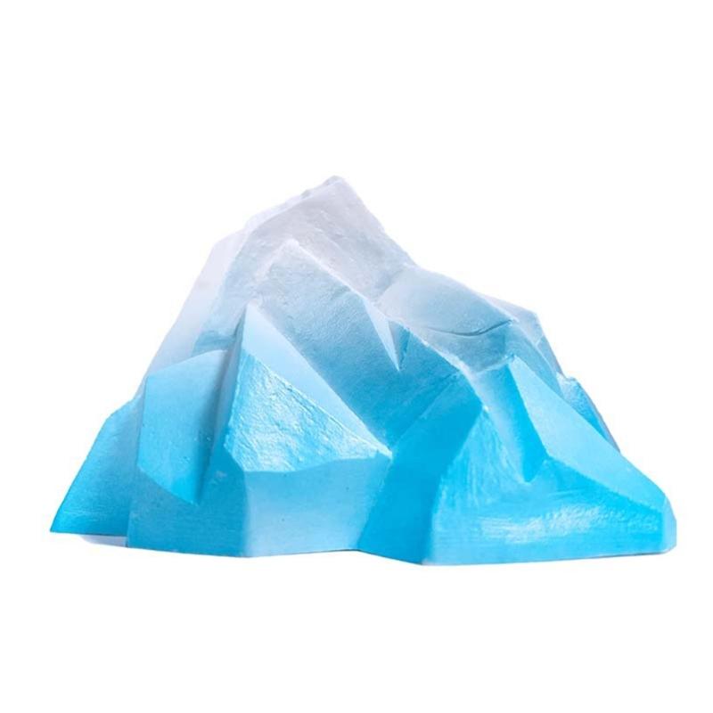 Lebensecht Aquarien Eisberg Dekoration Figurenset mit Eisberg und Pinguinen Landschaft Aquarien Ornament