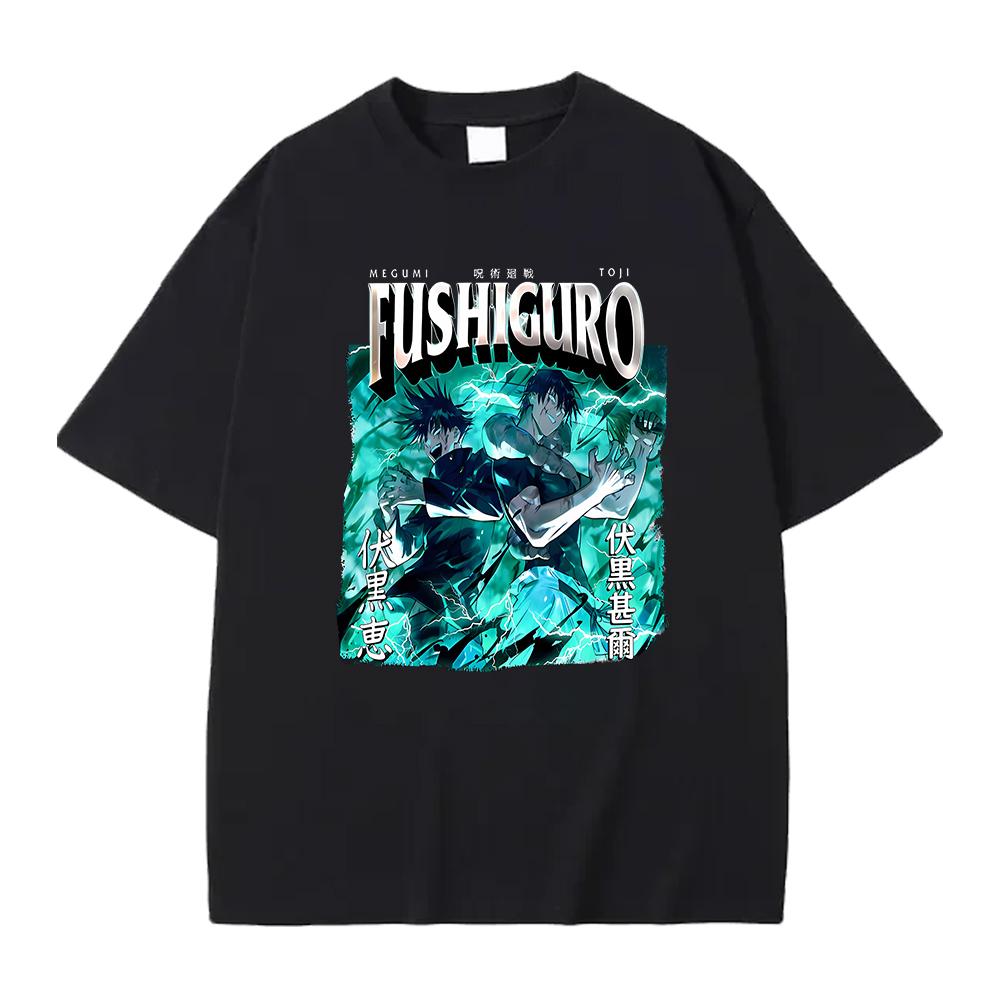 Japanes Unisexga Jujutsu Kaisen T Shirt Okkotsu Yuta Graphic Tshirt Unisex Unisex Cotton Clothing Short Sleeve Street Fashion Tees
