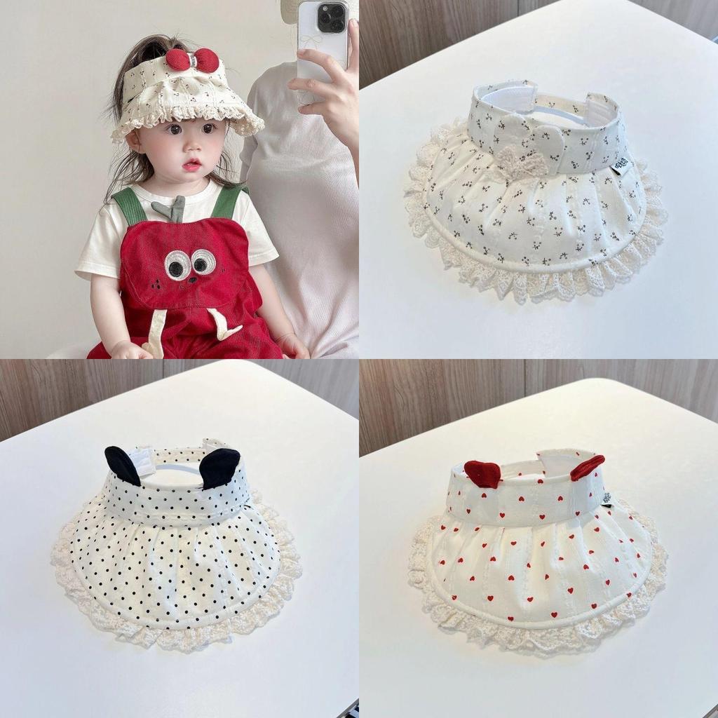 Baby Sun Hat For Summer With Wide Brim And Sun Protection For 6-30 Months Girls