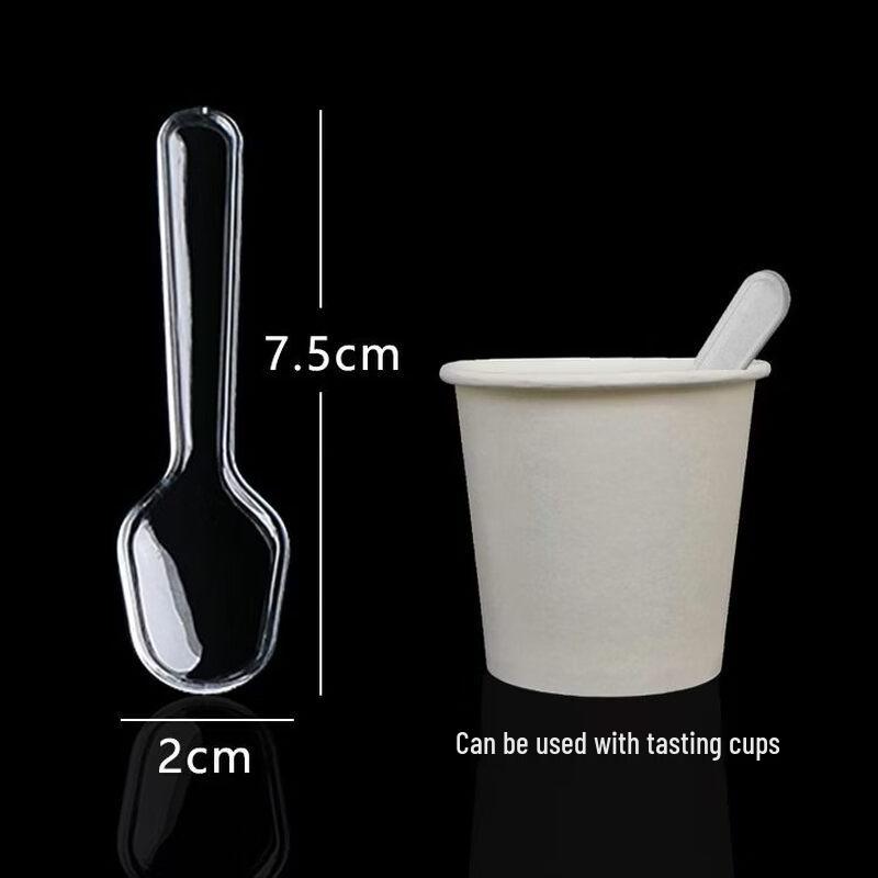 Disposable Transparent Food Grade Tasting Spoons